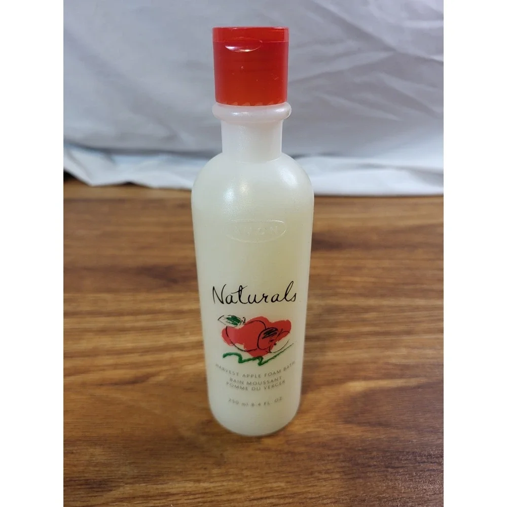 Vintage Avon Naturals Harvest Apple Foam Bath Sealed
